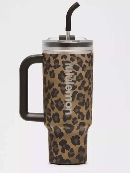lululemon athletica Other - Lululemon 40oz Leopard Tumbler